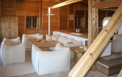 Ein Sitzbereich in der Unterkunft Ferienhaus In Stummerberg