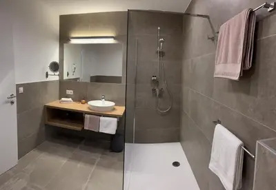 Ein Badezimmer in der Unterkunft Ferienwohnung Ott