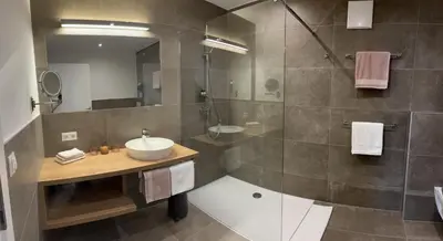 Ein Badezimmer in der Unterkunft Ferienwohnung Ott