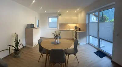 Küche/Küchenzeile in der Unterkunft Ferienwohnung Ott