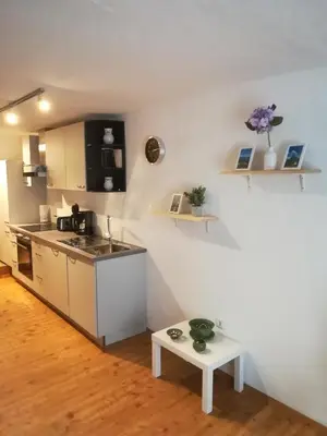 Küche/Küchenzeile in der Unterkunft Ferienwohnung Martin