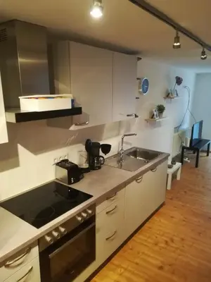 Küche/Küchenzeile in der Unterkunft Ferienwohnung Martin