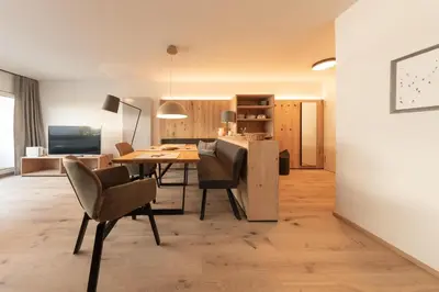 Küche/Küchenzeile in der Unterkunft Apartment Alpenblick