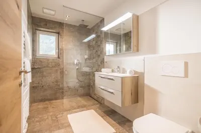 Ein Badezimmer in der Unterkunft Zeit.Glück Appartements