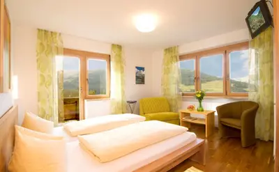 Ein Bett oder Betten in einem Zimmer der Unterkunft Appartement Steinbergstein