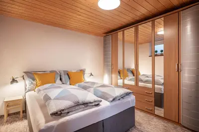 Ein Bett oder Betten in einem Zimmer der Unterkunft Appartement Schneeberger