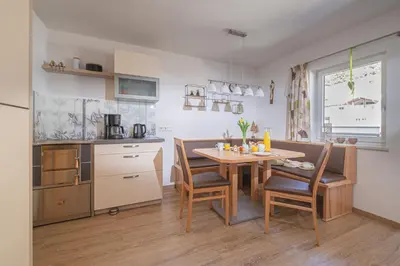 Küche/Küchenzeile in der Unterkunft Appartment Lechner
