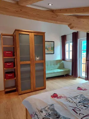 Ein Bett oder Betten in einem Zimmer der Unterkunft Appartements - Haus Sieberer