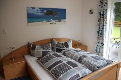 Ein Bett oder Betten in einem Zimmer der Unterkunft Haus Eder