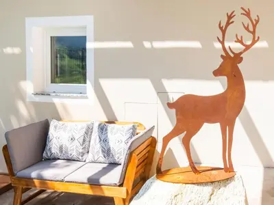 Ein Sitzbereich in der Unterkunft Apartment Bramberg near Wildkogel Ski Lift
