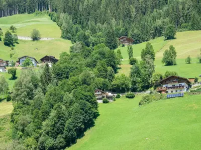 Naturlandschaft in der Nähe des Ferienhauses