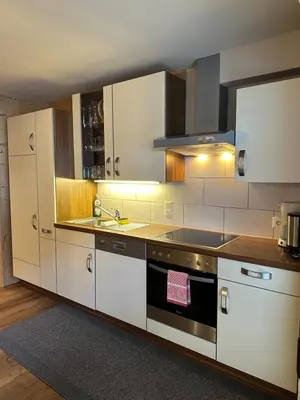 Küche/Küchenzeile in der Unterkunft Apartment Bischofer