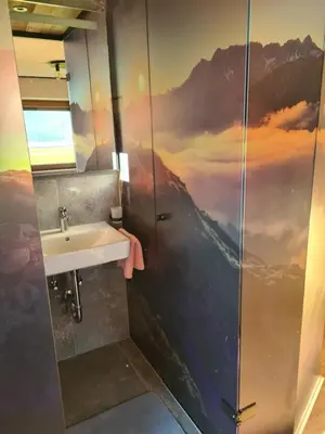 Ein Badezimmer in der Unterkunft Apartment Bischofer