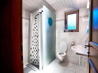 Ein Badezimmer in der Unterkunft Haus Sonneneck