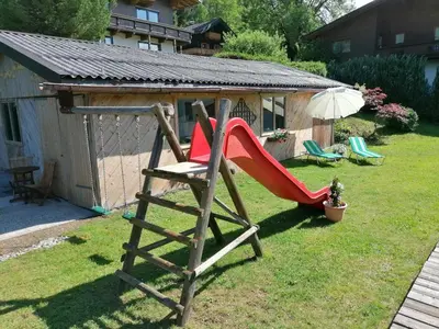 Ein Kinderspielbereich in der Unterkunft Landhaus Brixental