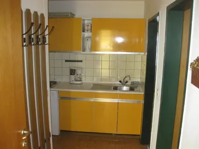 Küche/Küchenzeile in der Unterkunft Apartment A'Horn