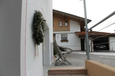 Ein Balkon oder eine Terrasse in der Unterkunft Haus Pirchl