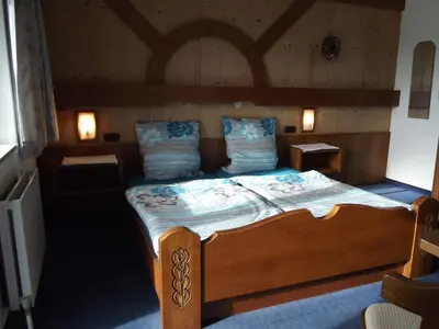 Ein Bett oder Betten in einem Zimmer der Unterkunft Haus Margit