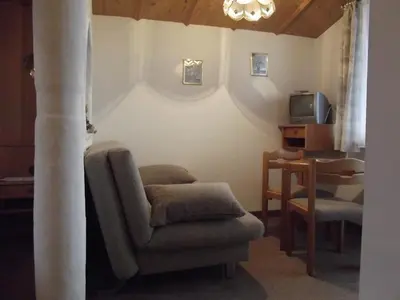 Ein Sitzbereich in der Unterkunft Haus Margit