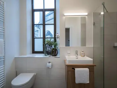 Ein Badezimmer in der Unterkunft Kirchenwirt Wörgl