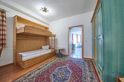Ein Bett oder Betten in einem Zimmer der Unterkunft Chalet Haider
