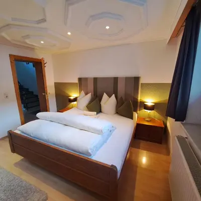 Ein Bett oder Betten in einem Zimmer der Unterkunft Schwendberg