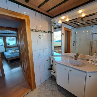 Ein Badezimmer in der Unterkunft Schwendberg