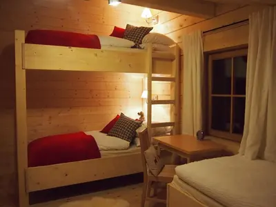 Ein Bett oder Betten in einem Zimmer der Unterkunft Chalet Sonnberg
