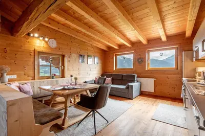 Küche/Küchenzeile in der Unterkunft Apartement Vorderlaiming