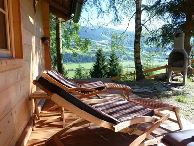 Naturlandschaft in der Nähe des Chalets