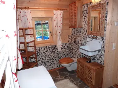 Ein Bett oder Betten in einem Zimmer der Unterkunft Sonnhuette