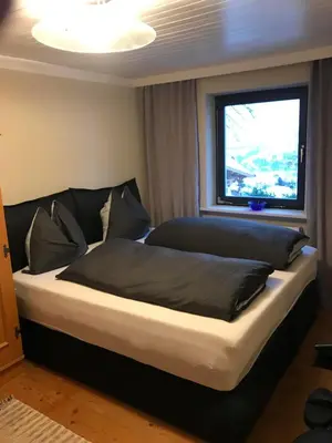 Ein Bett oder Betten in einem Zimmer der Unterkunft Landhaus am Sonnberg