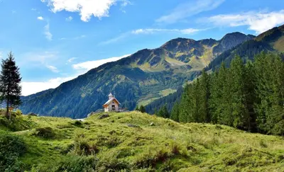Naturlandschaft in der Nähe der Ferienwohnung