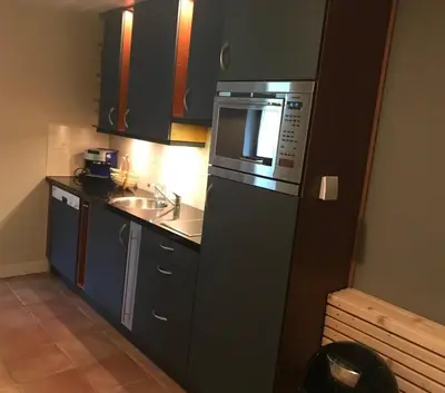 Küche/Küchenzeile in der Unterkunft Landhaus am Sonnberg