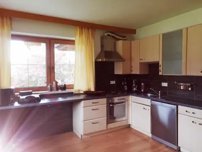 Küche/Küchenzeile in der Unterkunft Landhaus Chalet Rosenrot