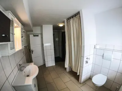 Ein Badezimmer in der Unterkunft Ferienhaus Kaltenbrunn
