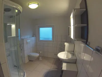 Ein Badezimmer in der Unterkunft Ferienhaus Kaltenbrunn