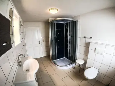 Ein Badezimmer in der Unterkunft Ferienhaus Kaltenbrunn