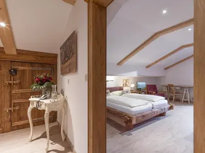 Ein Bett oder Betten in einem Zimmer der Unterkunft Hotel Gasthof Felsenkeller