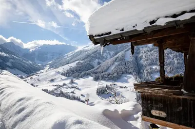 Haus Sandra im Winter