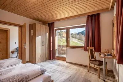 Ein Bett oder Betten in einem Zimmer der Unterkunft Haus Panorama