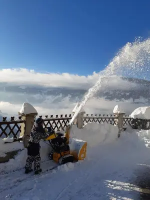 Haus Panorama im Winter