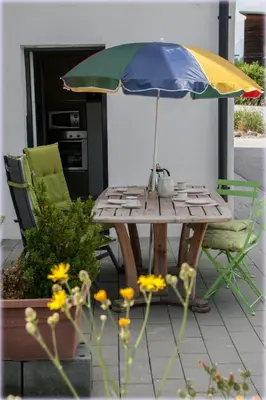 Ein Patio oder anderer Außenbereich in der Unterkunft Ferienwohnung Heissl