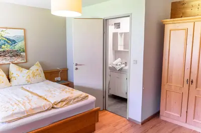 Ein Bett oder Betten in einem Zimmer der Unterkunft Gästehaus Wurm