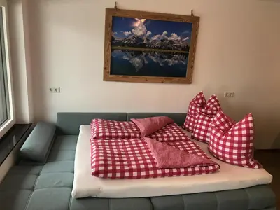 Ein Bett oder Betten in einem Zimmer der Unterkunft Apartment Heimatliebe