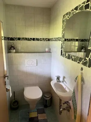 Ein Badezimmer in der Unterkunft Ferienwohnung Zillertaler Alpenblick