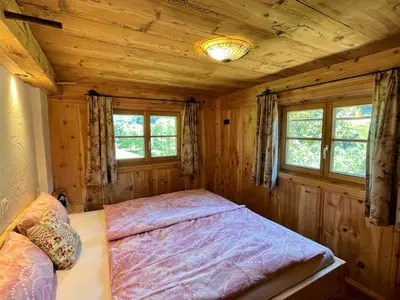 Ein Bett oder Betten in einem Zimmer der Unterkunft Chalet Troadkasten by Interhome