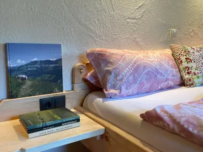 Ein Bett oder Betten in einem Zimmer der Unterkunft Chalet Troadkasten by Interhome