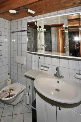 Ein Badezimmer in der Unterkunft Kuanerhof Wohnung 2-4 Personen