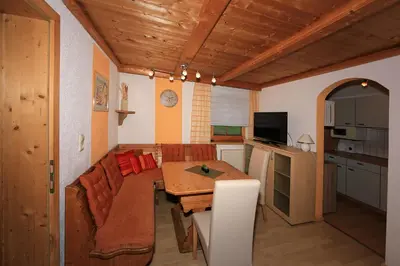 Küche/Küchenzeile in der Unterkunft Kuanerhof Wohnung 2-4 Personen